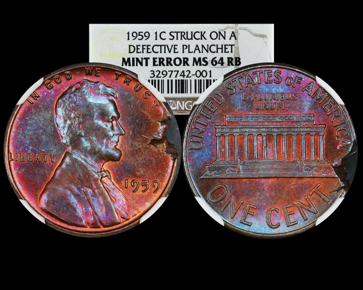 1960-D-Silver-Quarter-Drastic-Defective-Planchet